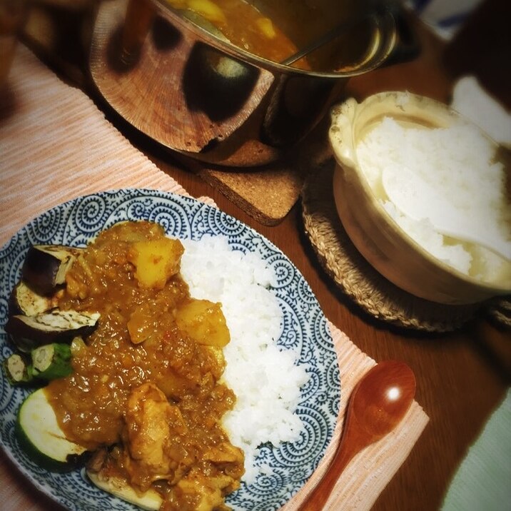 ✳︎ぎざみ玉ねぎたっぷり！夏野菜カレー✳︎